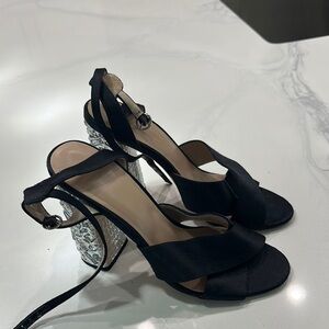 Marciano Black Patent Leather Heels